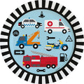 Teller - Papier - Auto Party - On the Road - 23cm - 8 Stück