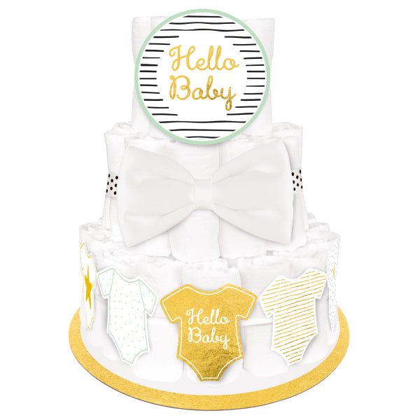 Hello Baby - Windeltorten Bastel-Set