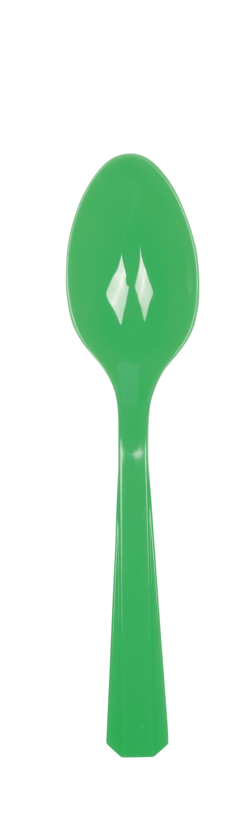 Besteck - Plastik - Löffel - Grün - 10 Stück