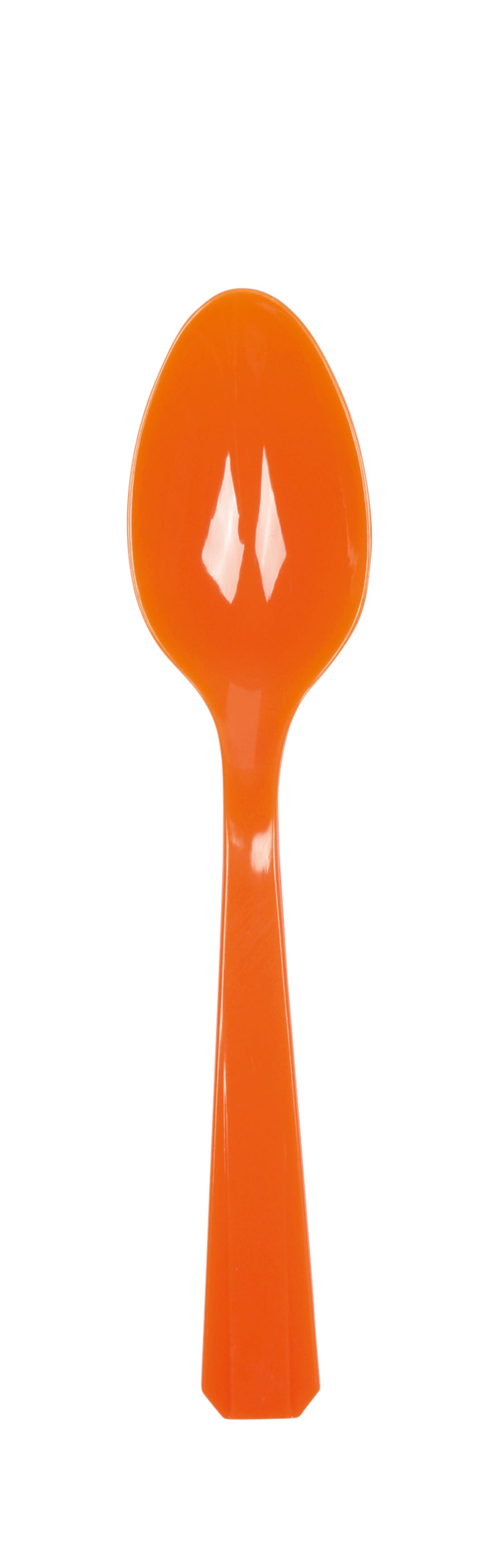 Besteck - Plastik - Löffel - Orange - 10 Stück