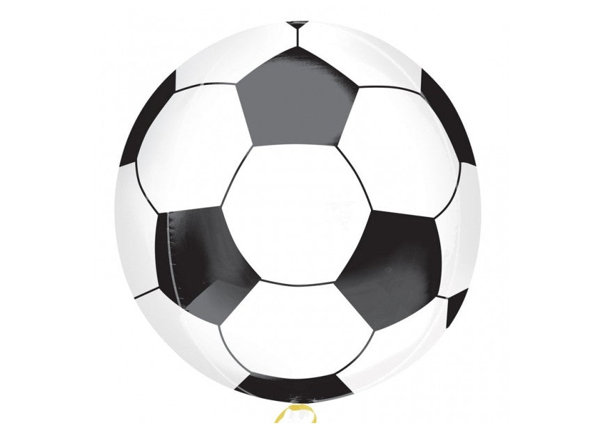 Folienballon Orbz Kugel Fussball 38cm