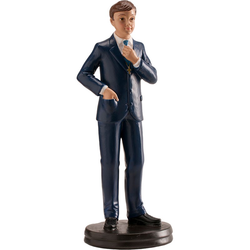 Tortenfigur Junge Kommunion, 15 cm