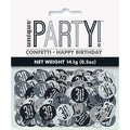 Confetti - Table Scatter - 30th Birthday - Black Mix - 14.1g