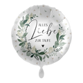 Foil Balloon - "Alles Liebe zur Taufe" (German: christening wishes) - Ø 43cm