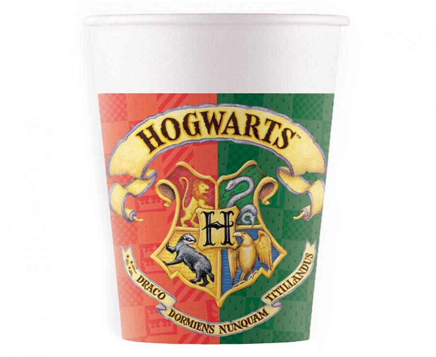 Becher - Papier - Harry Potter - 200ml - 8 Stück