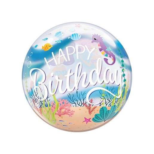 Bubble Ballon - Meerjungfrau - 55cm