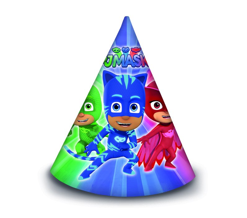 Partyhüte - PJ Masks - 6 Stück