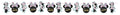 Banner/Girlande - Minnie Maus - Premium Serie - Personalisierbar - 2m