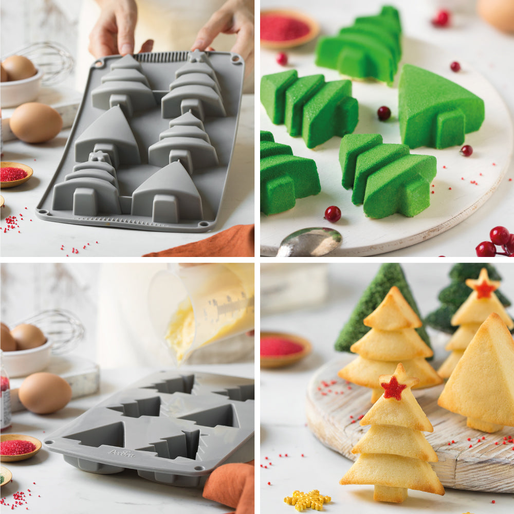 Decora Silikonform Weihnachtsbäume