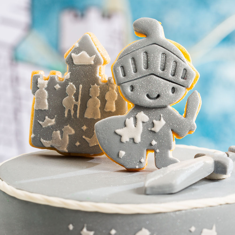 Schablone Ritter, 25 x 10 cm