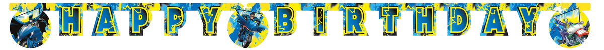 Banner/Girlande - Batman - Happy Birthday - 2m
