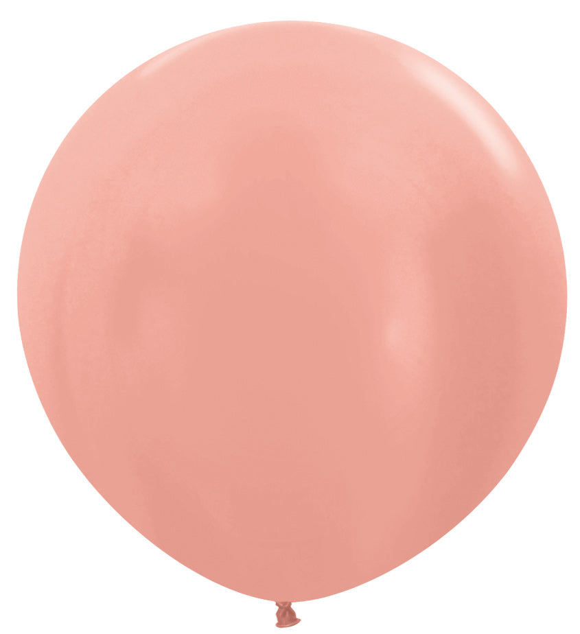 Latexballon - Pearl Roségold 90 cm