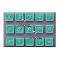 Alphabet Moulds Silikonform Babyblock Zahlen