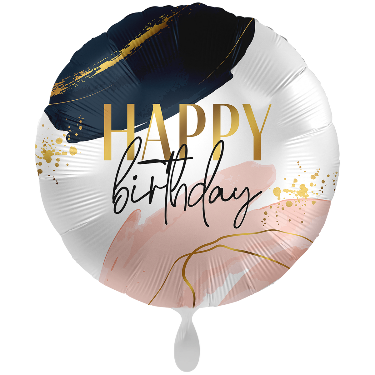 FolienballonXXL-Modern Birthday Vibes-Ø 71cm