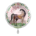 Foil Balloon - "Alles Liebe" (German: all my love) - Horse - Ø 43cm