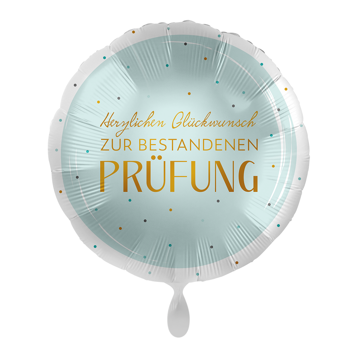 Folienballon-Herzlichen Glückwunsch zur bestandenen Prüfung-Ø 43cm