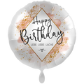 Foil Balloon XXL - Birthday Smooth Watercolor - Ø 71cm