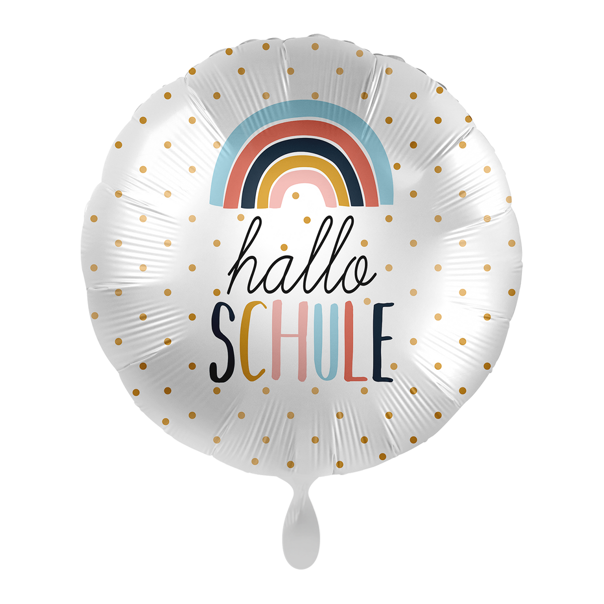 Folienballon-Einschulung- hallo SCHULE-Ø 43cm