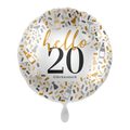 Folienballon- hello20 Glückwunsch-Ø 43cm