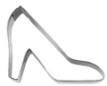 Cookie Cutter Ladies' Shoe, Stainless Steel, 10 cm