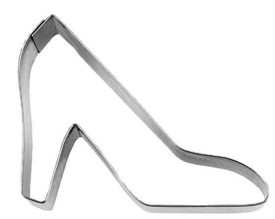 Ausstecher Damenschuh, Edelstahl, 10 cm