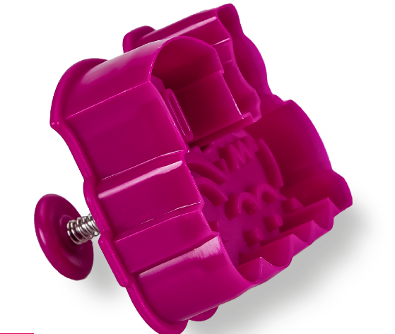 Cookie Cutter Steam Train with Plunger, Plastic, 6 cm