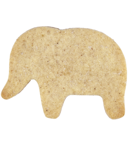 Ausstecher Elefant, Edelstahl, 6 cm