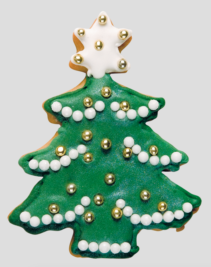 Cookie Cutter Christmas Tree with Star, Stainless Steel, 9.5 cm