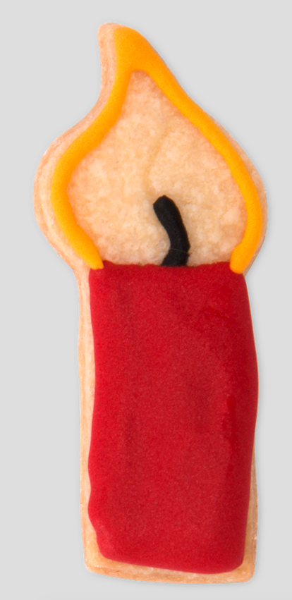 Ausstecher Kerze, Edelstahl, 5,5 cm