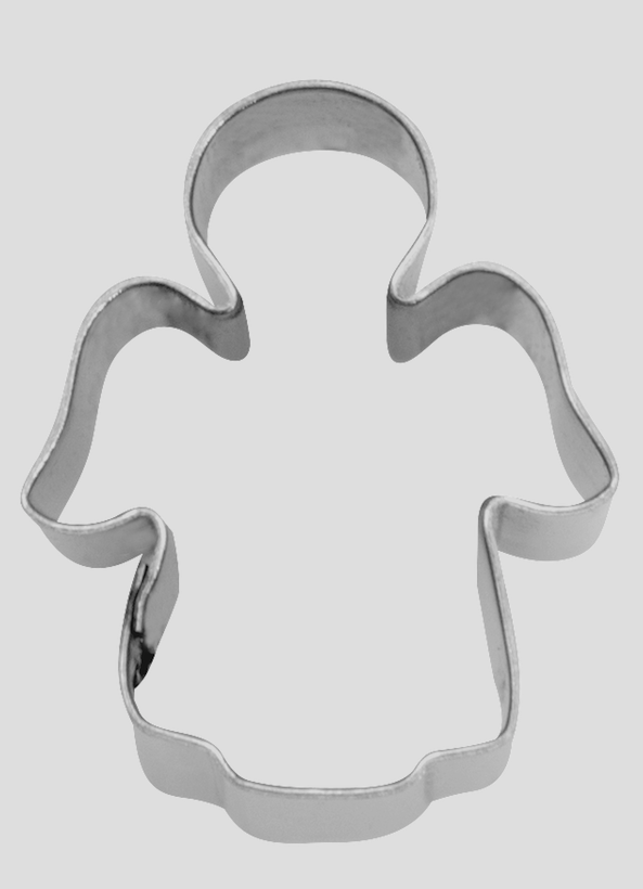 Mini-Ausstecher Engel, Edelstahl, 1,5 cm