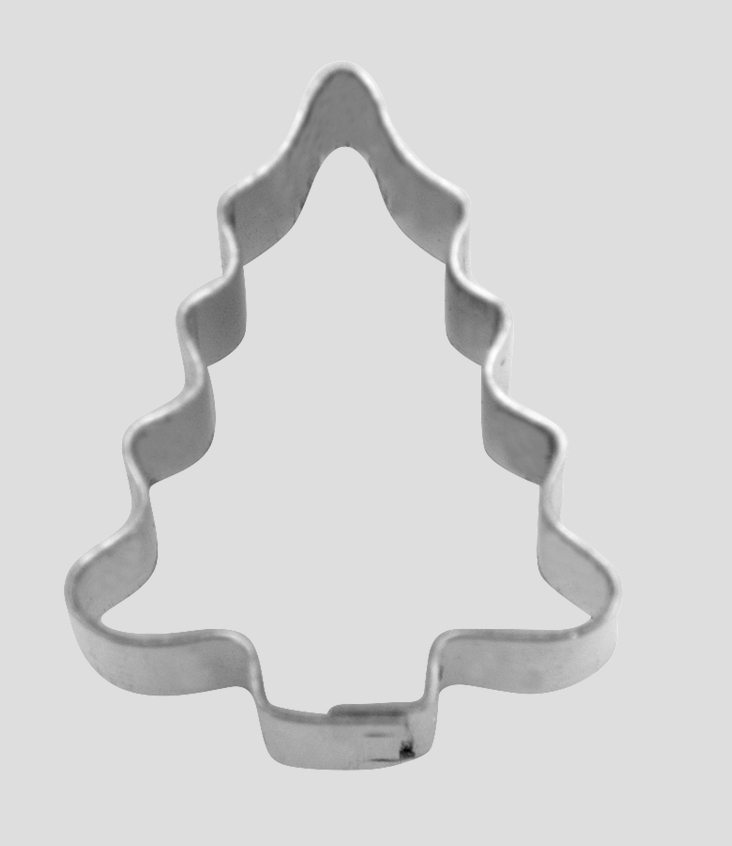 Mini-Ausstecher Tannenbaum, Edelstahl, 1,5 cm