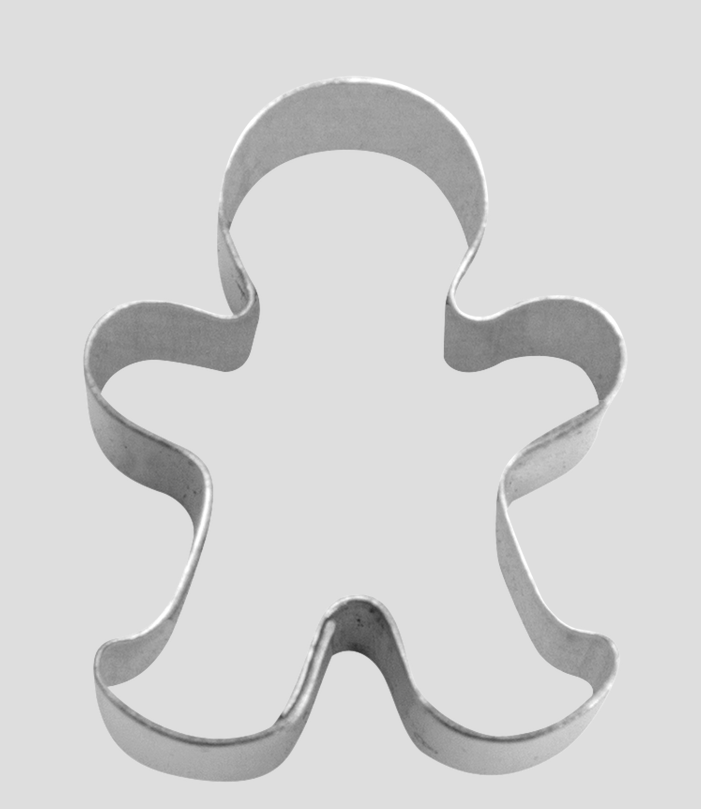 Mini-Ausstecher Lebkuchenmann, Edelstahl, 1,5 cm