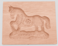 Städter Spekulatiusmodel Pferd, Birnbaum, 16 x 13 cm