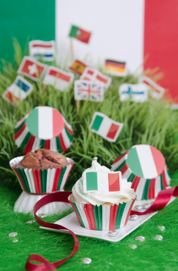 Muffinförmchen Italien, 50 Stück