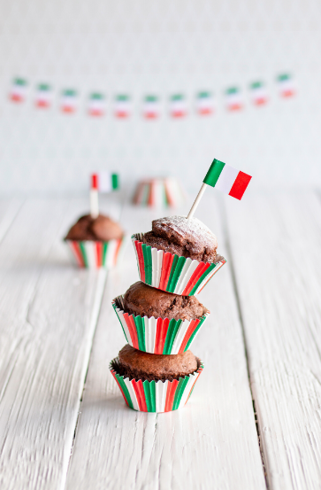 Muffinförmchen Italien, 50 Stück