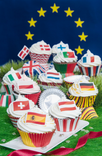Muffinförmchen Italien, 50 Stück