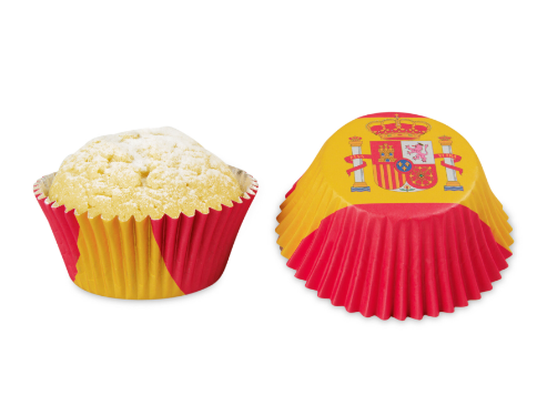 Muffinförmchen Spanien, 50 Stück
