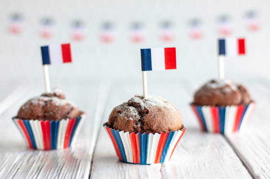 Muffinförmchen Frankreich, 50 Stück