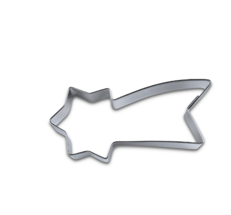 Ausstecher Sternschnuppe, Edelstahl, 7 cm