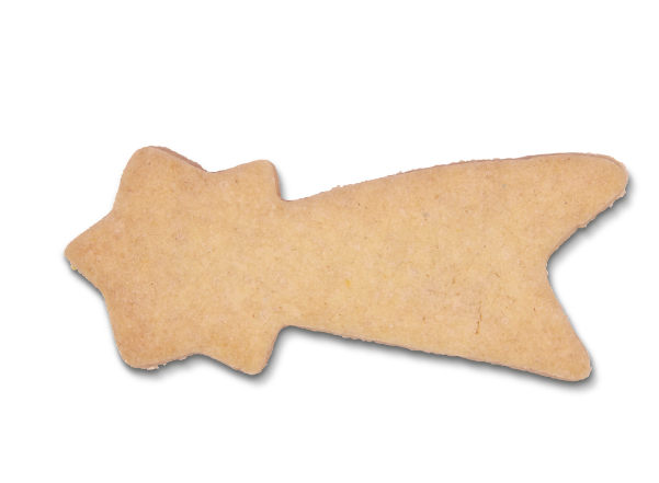 Ausstecher Sternschnuppe, Edelstahl, 7 cm