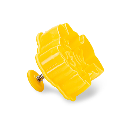 Ausstecher Fisch mit Auswurf, Kunststoff, 6,5 cm