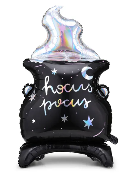 Folienballon - Halloween Hocus Pocus Kessel - 48x80cm