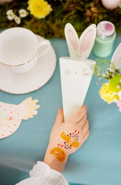 Easter Box - Bunny - Paper - 26.5cm - 6 Pieces