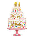 Folienballon - Geburtstag - Torte/Kuchen - Happy Birthday - 84cm