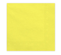 Салфетки – жёлтые – 33x33 см – 20 шт.
