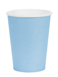Cups – Paper – Light Blue – 250ml – 6 Pieces