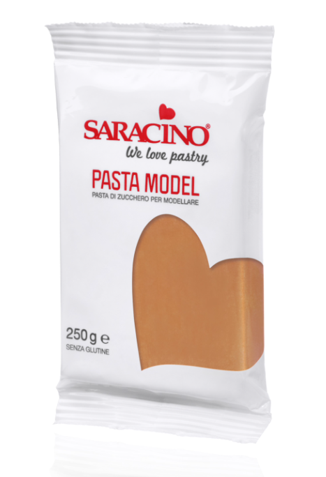 Saracino Modellierpaste Pasta Model Braun 250 g