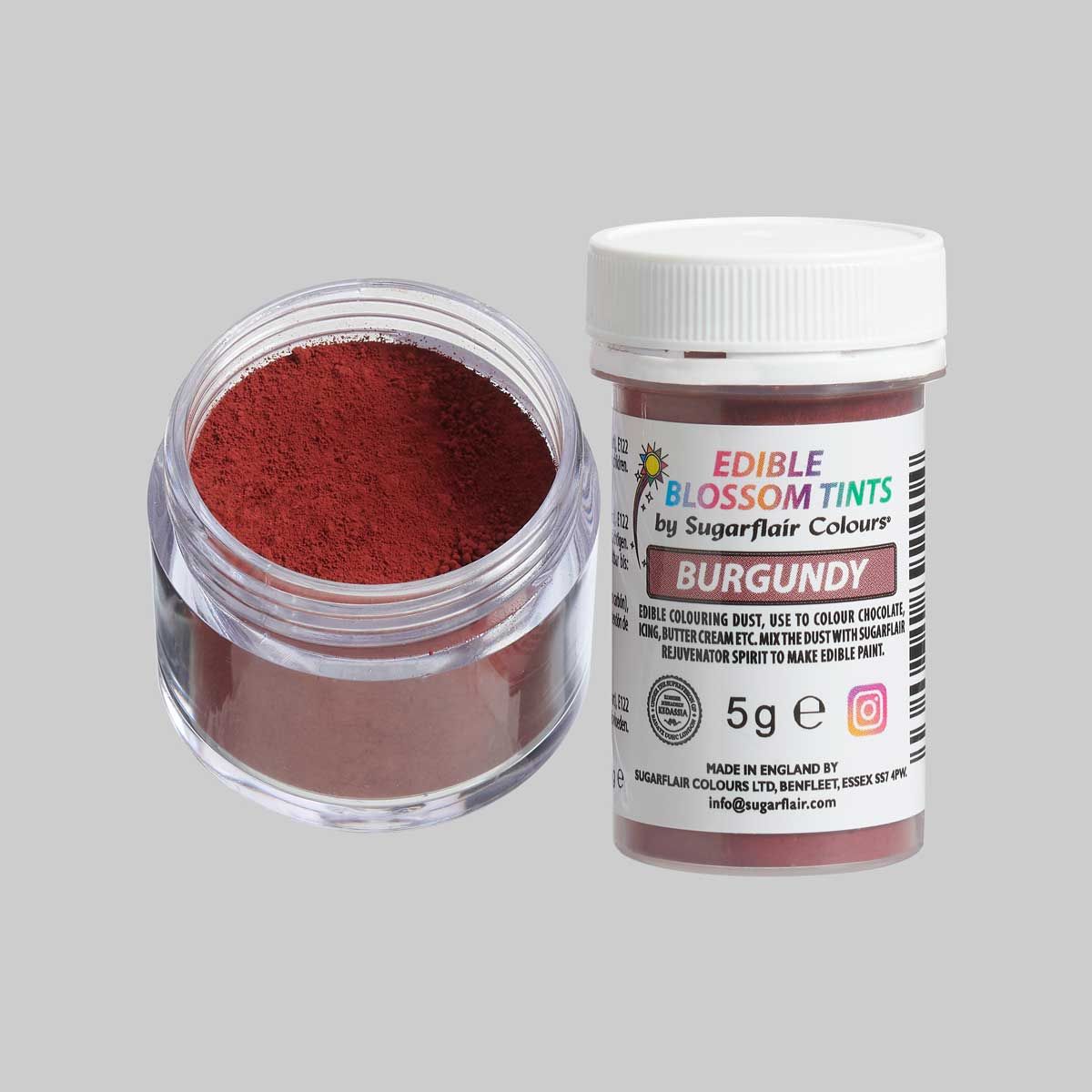 Sugarflair Blossom Tint Dust 5 g Burgunderrot