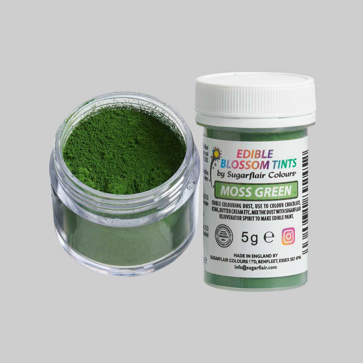 Sugarflair Blossom Tint Dust 5 g Moosgrün