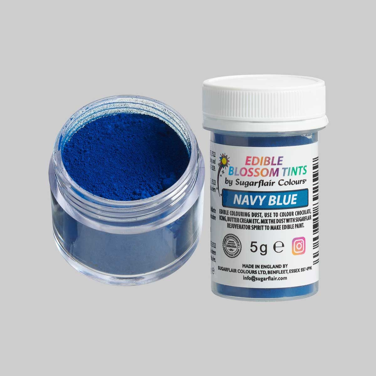 Sugarflair Blossom Tint Dust 5 g Marineblau